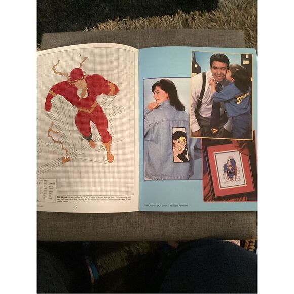 Vintage DC Super Heroes Cross Stitch Classics - Picture 3 of 3